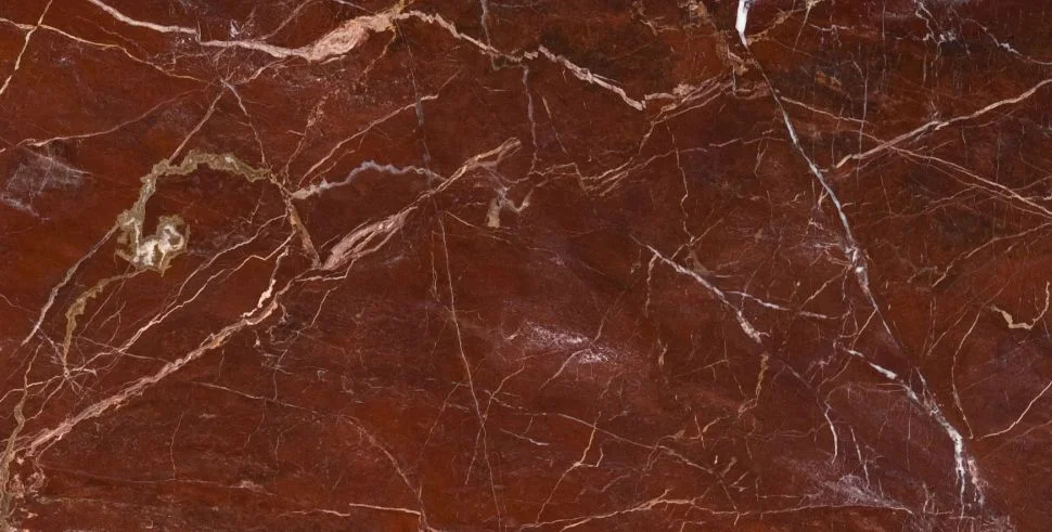 Rosso Laguna Marble: Deep Red Intensity and Sharp Vein Contrast - Blog article by Marque Natural Stones