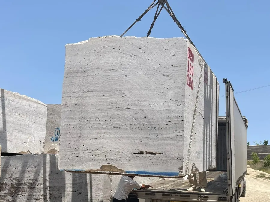 Silver Travertine 2 cm Slabs Coming to Stock Soon - News by Marque Natural Stones