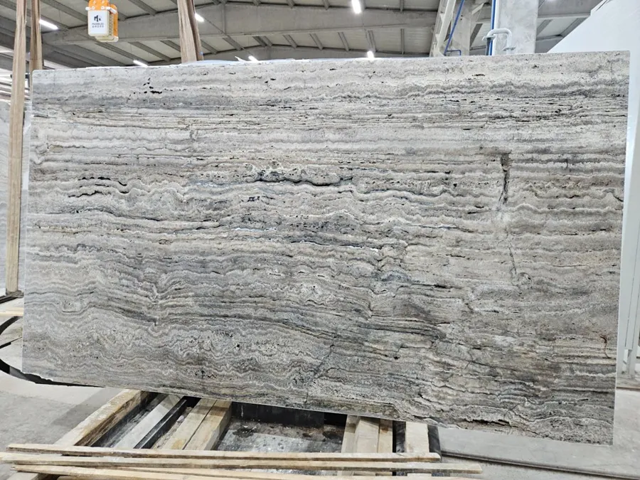 Silver Travertine Slabs Now Available in Our Stock - News by Marque Natural Stones